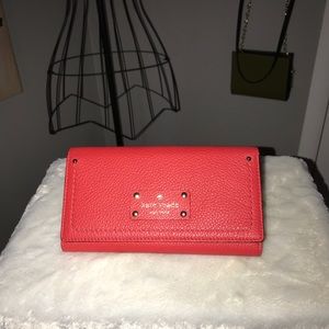 Kate Spade Baxter Sandra Street Hot Pink Wallet